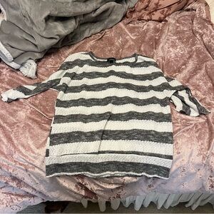B Design sparkly striped lightweight sweater